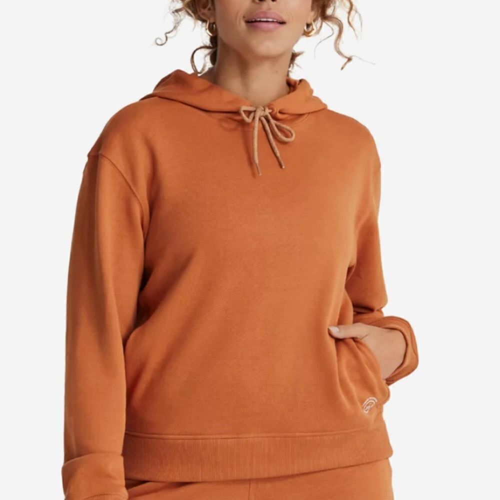 Allbirds R&R Cotton Blend Hoodie Sweatshirt in Terracotta Medium